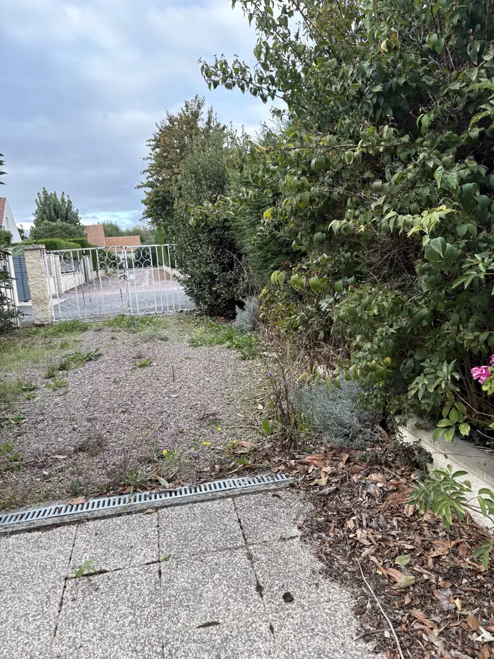Entrée de jardin et portail à débroussailler à Caen